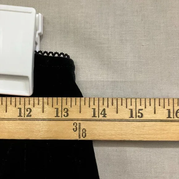 NWT Wild Fable Women's Size XS Black Satin Elastic Waist Velour Maxi Skirt - Picture 12 of 13